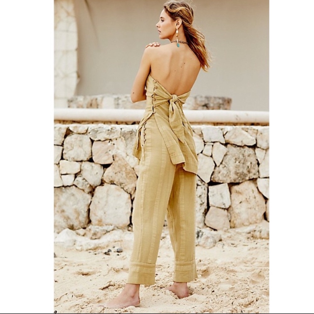 Free People Cotton/Linen Pants
